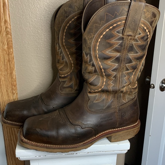 Durango Maverick Pro Steel Toe Waterproof Western Work Boot GUC - Picture 2 of 7